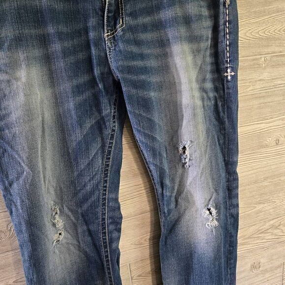 Affliction Distressed Cooper Jeans Mens SZ 40 - Picture 3 of 9